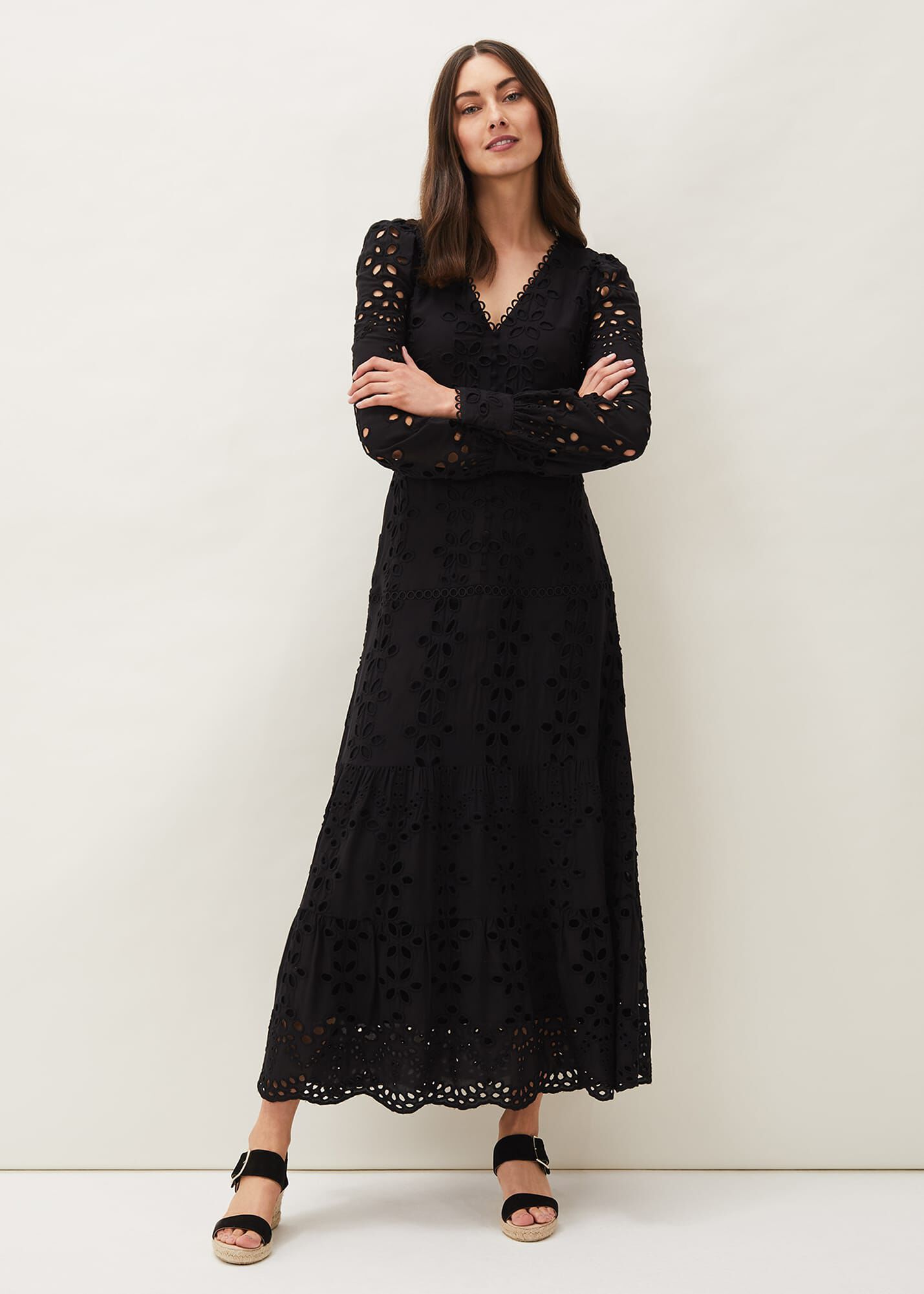 Grace Broderie Anglaise Maxi Dress ...